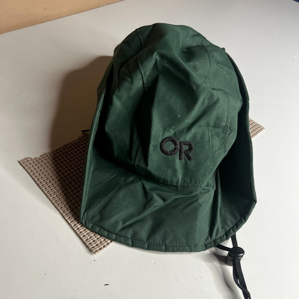 Outdoor Research Gore-Tex Seattle Sombrero Rain Hat XL Green Vintage Hiking